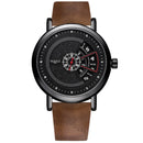 UTHAI CQ57 Men’s Quartz Wrist Watch Clock Leather Strap Sport Business Casual Waterproof Top Brand Simple For Male New 2020