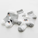 5Pairs/lot 0-3Y Infant Baby Socks Baby Socks for Boys Girls Cotton Mesh Newborn Toddler First Walkers Baby Clothes Accessories
