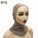 Under Scarf Hijab Cap Muslim Women Veil Turban For Women Muslim Fashion Islam Inner Cap Hijab Jersey Underscaf Caps Hat Ladies
