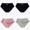 4 PCS/Lot Seamless Panties For Women Plain Panties Slip Silk Female Underwear Soft Thin Light Panti Culotte Femme Underpants
