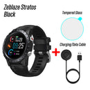 New 2021 Zeblaze Stratos Sports Smart Watch gps GPS GLONASS GALILEO Heart Rate SpO2 VO2max Stress 25 days Battery Life WR 5 ATM