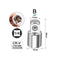 Ratchet Wrench Socket Converter Sleeve Head Adapter 1/2 &quot;Big Fly To 3/8&quot; Fly To 1/4 &quot;Stainless Steel to 1/4&quot; To 1/2 &quot;To 3/8&quot;
