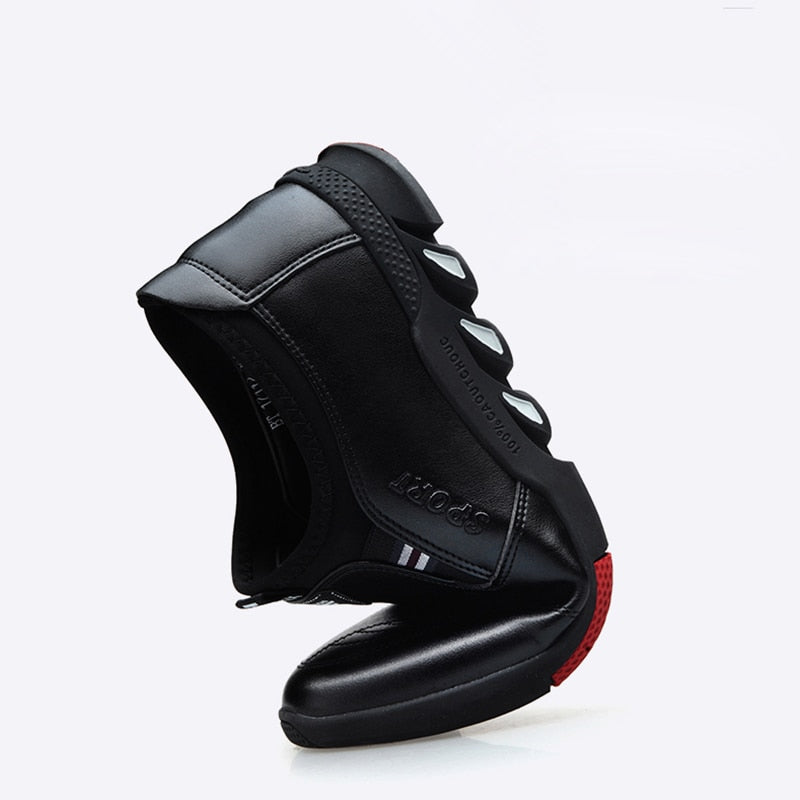 Leather Shoes Men&#39;s Leather Spring 2021 New Men&#39;s Business Casual Soft-Soled Non-Slip Breathable All-Match Footwear