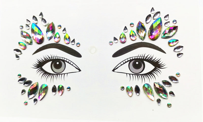 3D Sexy  face tattoo stickers Temporary tattoos  glitter fake tattoo  rhinestones for woman  Party face Jewels tatoo