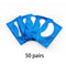 20/50/100 Pairs Patches for Building Hydrogel EyePads Eyelash Extension Paper Stickers Lint Free Under Eye Pads Makeup Supplies