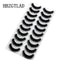 NEW 10 Pairs Natural False Eyelashes Fake Lashes Long Makeup 3d Mink Lashes Extension Eyelash Mink Eyelashes for Beauty 54