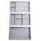 Hot Sales Fashion Portable Velvet Jewelry Ring Jewelry Display Organizer Box Tray Holder Earring Jewelry Storage Case Showcase