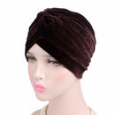 Fashion Muslim Turban Scarf For Women Islamic Inner Hijab Caps Twisted Arab wrap Head Wraps Musulman Turbante Mujer