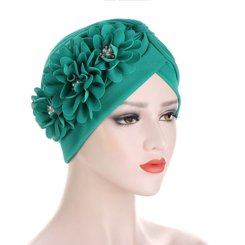 2020 cotton solid folds pearl muslim turban scarf  women islamic inner hijab caps Arab wrap head  femme musulman turbante mujer