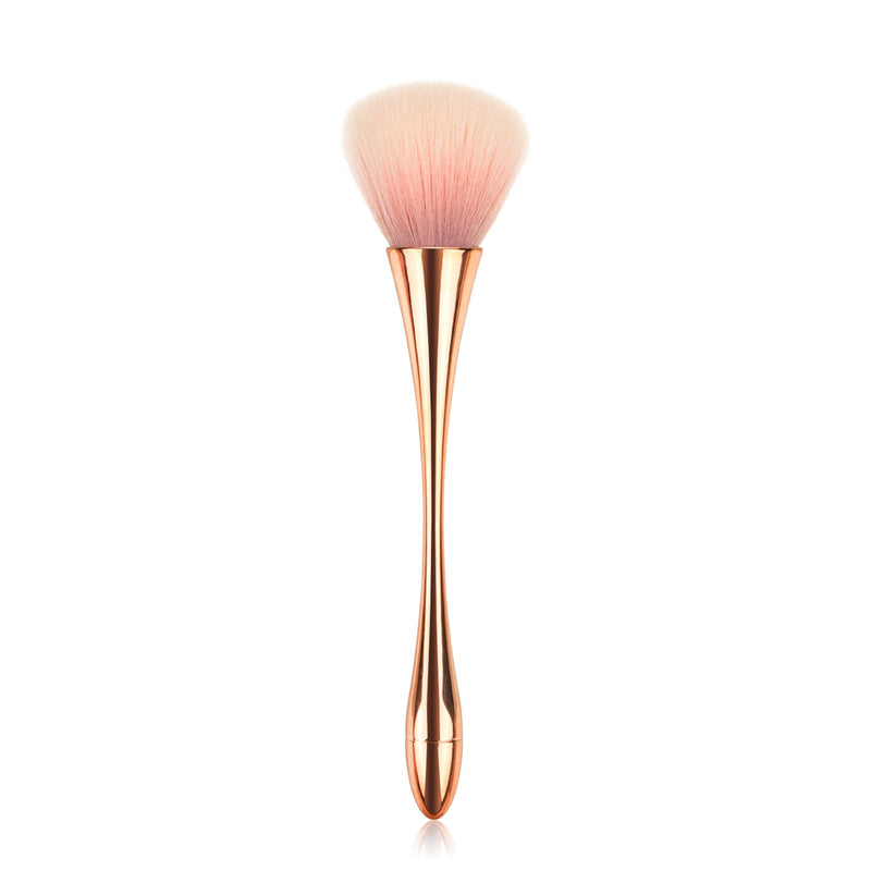 Rose Gold Powder Blush Brush Professional Make Up Brush Large Cosmetic Face Cont Cosmetic Face Cont brocha colorete Make Up Tool