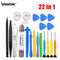 22 in 1 Mobile Phone Repair Tools Opening Screwdriver Set for iPhone iPad Laptop Computer Disassemble Hand Tool Kit Opening Tool