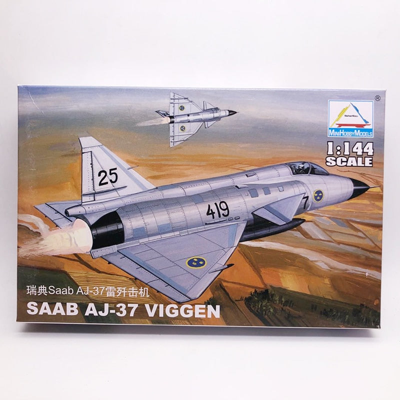 1: 144 Fighter Military Plastic Assembly Aircraft Model 25 Kinds to Choose