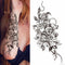 Sexy Flower Bird Temporary Waterproof Tattoo Sticker Girl Butterfly Dreamcatcher Cross Body Arm Sleeve Chest Fake Totem Women