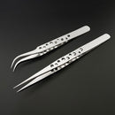 Anti-static precision tweezers set stainless steel ESD tweezers electronic repair soldering iron tool