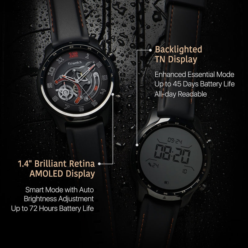 TicWatch Pro 3 GPS Wear OS Smartwatch Men&