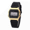 Rose Gold Silver Watches Men Women Electronic Digital Display Retro Style Clock Men&
