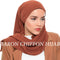 Muslim Bubble Chiffon Hijab Scarf Women Solid Color Soft Long Shawls and Wraps Georgette Head Scarves Ladies Hijabs