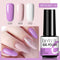 LILYCUTE 3 PCS Gel Nail Polish Set Nude Pink Glitter Sequins Matte Effect Gel Long Lasting Base Top Coat Nail Art Design Hybrid