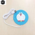 USB Warmer Gadget Cartoon Silicone thin Cup-Pad Coffee Tea Drink usb Heater Tray Mug Pad nice Gift