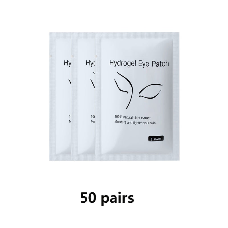 20/50/100 Pairs Eye Pad Eyelash Pad Gel Patch Patch Grafted Under The Eyelashes For False Eyelash Extension Paper Sticker Makeup