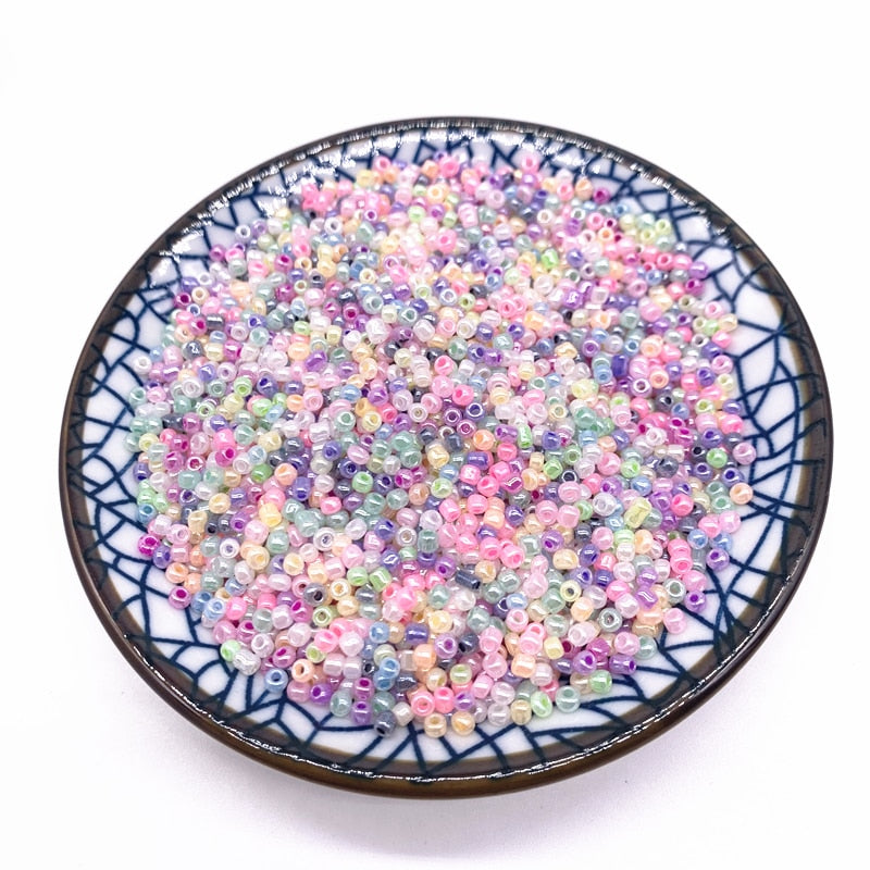 200-1000pcs 2/3/4mm Charm Czech Glass Seed Beads DIY Bracelet Necklace Beads For Jewelry Making DIY Earring Necklace