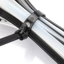 30PCS reusable self-locking plastic nylon cable ties, fixed nylon cable ties and detachable zipper cable ties, binding straps