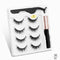 Magnetic Eyelashes 3D Mink Eyelashes Magnetic Eyeliner Magnetic Lashes Short False Lashes Lasting Handmade Eyelash Makeup Tool