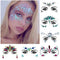 3D Sexy  face tattoo stickers Temporary tattoos  glitter fake tattoo  rhinestones for woman  Party face Jewels tatoo