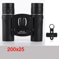 Mini Portable Zoom HD 5000M Telescope Binoculars Powerful 300x25 Folding Long-distance Low Light Night Vision Professional