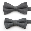 NEW Macarons Solid Color Men Bow Tie Super Soft Suede Classic Shirts Bowtie Bowknot Adult Child Butterfly Cravats For Wedding