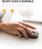 Wireless Rechargeable Mouse for Laptop Computer PC,  Slim Mini Noiseless Cordless Mouse, 2.4G Mice for Home/Office