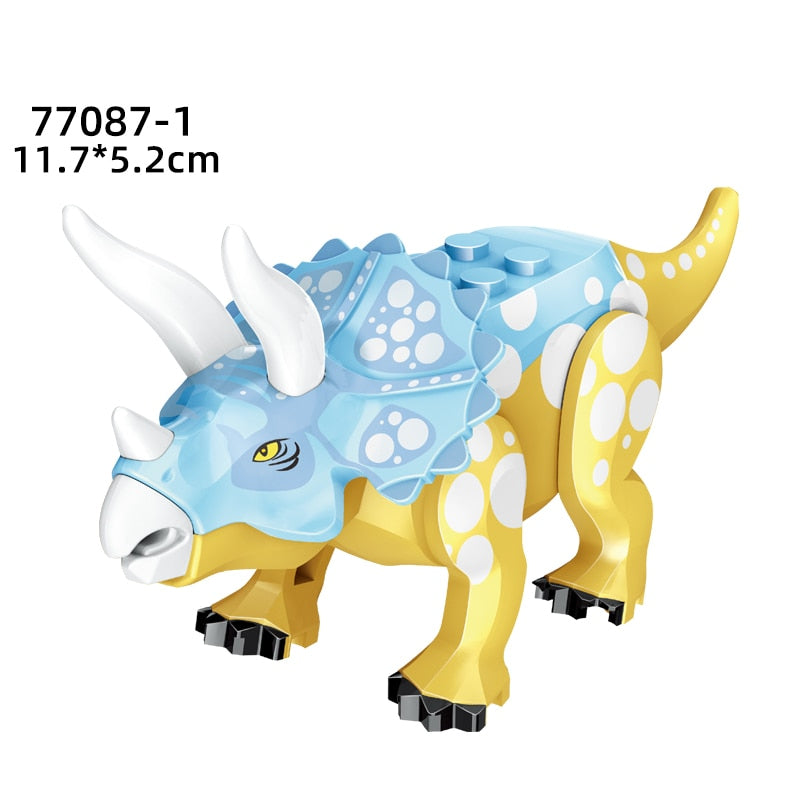 Jurassic Dinosaur Building Blocks Toys Park Compatible Major Brand Gifts Simulation Animal Rex Raptor Ankylosaur Christmas Gifts