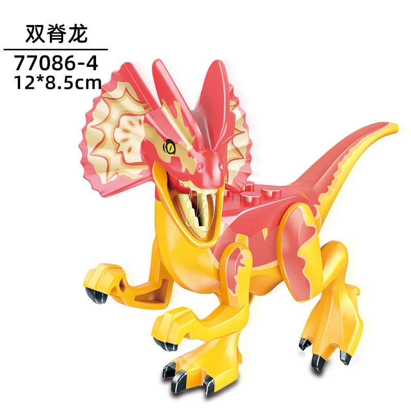 Jurassic Dinosaur Park Indominus Rex DIY Blocks Dinosaurs Tyrannosaurus Rex Tiny Models Building Block Kid Toys Animals Set Gift