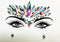 3D Sexy  face tattoo stickers Temporary tattoos  glitter fake tattoo  rhinestones for woman  Party face Jewels tatoo