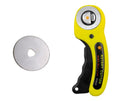 45mm Leather craft Rotary Cutter Leather Cutting Tool Leather Craft Fabric Circular Blade Knife DIY Patchwork Sewing Quilting
