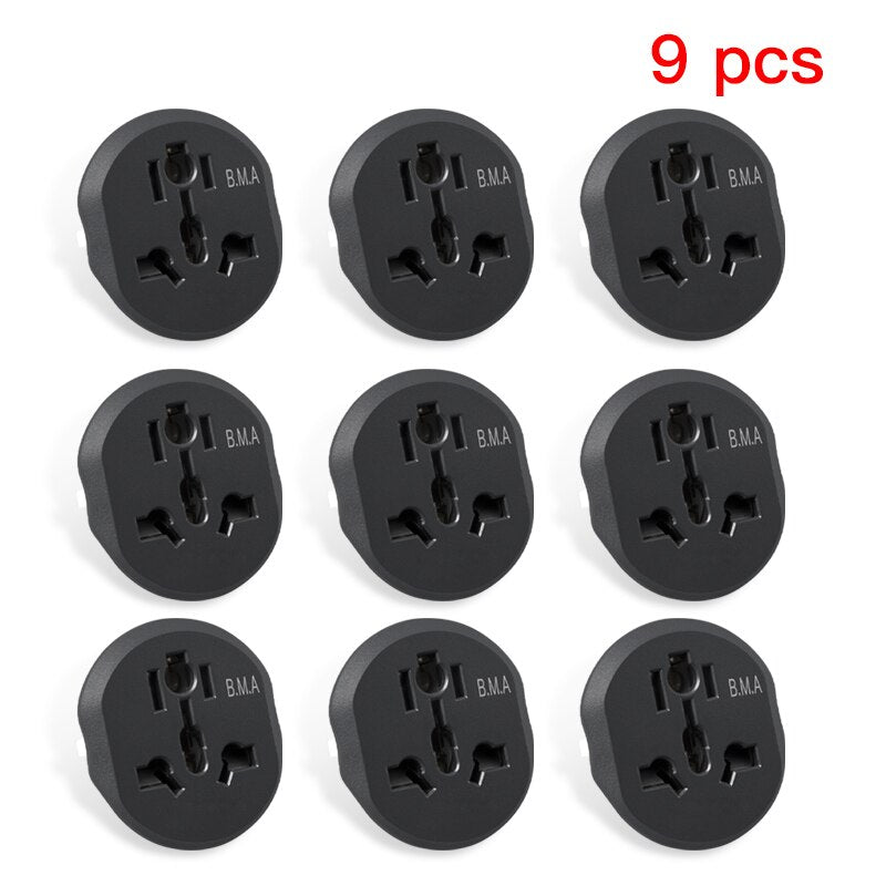 Herepow Universal Plug Converter FR AU US UK To EU Travel Adapter High Quality Home Plug Adapter 16A 250V Wall Electric Socket