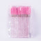 50/5Pcs Eyelash Extension Disposable Makeup Eyebrow Brush Mascara Stick Applicator Eyelashes Crystal Eyelash Brush Tool