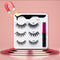 3Pairs Magnetic Lashes 3D Mink Eyelashes Wholesale Fake Eyelashes Magnetic Eyeliner With Tweezer Makeup Set For Beauty Faux Cils