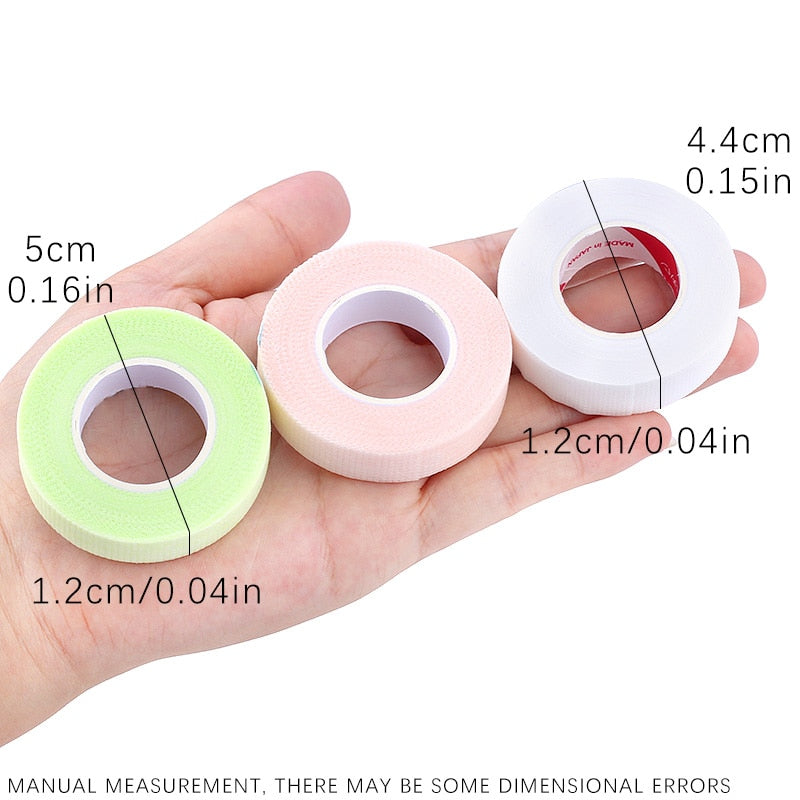 Wholesale breathable easy to tear Medical Tape/White Silk Paper Under Patches Eyelash Extension Supply Eyelash Extension Tape