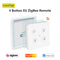 ZigBee 3.0 Wireless 12 Push Button Remote Tuya Scene Automation Control Switch Smart Life Alexa Home Assistant Zigbee2MQTT
