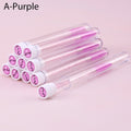 10pcs Pink Eyelashes Brushes Reusable Eyebrow Brush for Eyelash Extension Crystal Eyelash Brush Mascara Tube Make Up Hot Sales