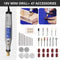 HILDA 18V Engraving Pen Mini Drill Rotary tool With Grinding Accessories Set Multifunction Mini Engraving Pen