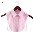 Fashion White Black Lace Fake Collar Blouse Vintage Detachable Shirt False Collar Lapel Blouse Top Women Clothes Accessories