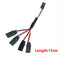 Droyuke 1PCS 15/30/50cm 1to1 1to 2 1 to 3 1 to 4 RC Servo Extension Wire Cable for Futaba JR Male to Female RC Model