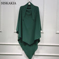 Siskakia Dubai Turkish Turban Solid Muslim Women khimar Wrap Malaysia Shawls Scarves Moroccan Hijabs 15 colors Eid 2021
