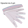 3/5/10Pcs Professional Nail File Sandpaper Strong Thick Nail Files Buffer For Manicure Sanding Half Moon Lime Nail Tools 100/180