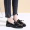 Spring Flats Women Shoes Bowtie Loafers Patent Leather Women&