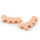 2pcs=1pair New Protective Toes Separator  Suitable Bunion Corrector  Material Soft Gel Straightener Spacers Stretchers Care Tool
