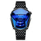 New Arrival Watch Men Waterproof Creative Wrist Watch For Male Clock Men Watch Relgio Masculino Gold Stainless Steel Wristwatch