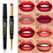2 IN 1  Lip Liner Waterproof Matte Lipstick Pencil Contour Tint Sexy Red Matte Long Lasting Moisturizer Lipliner Cosmetics TSLM1